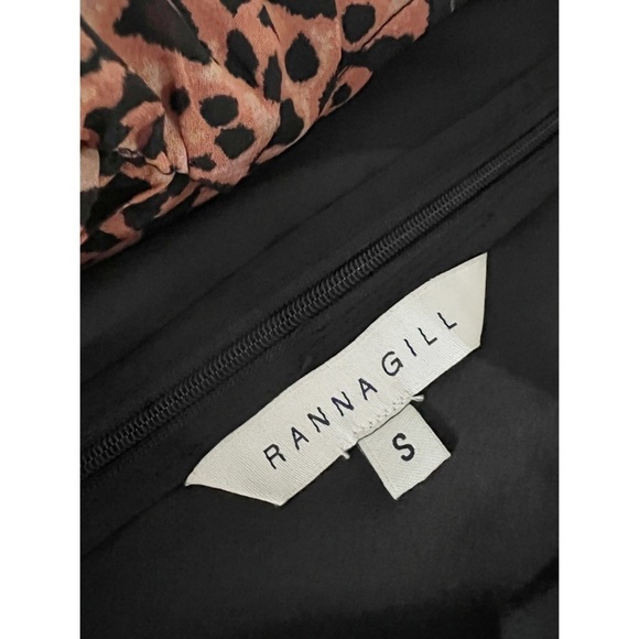 Anthropologie Ranna Gill Printed Cut Out Midi Boho Dress Size Small - Picture 6 of 10